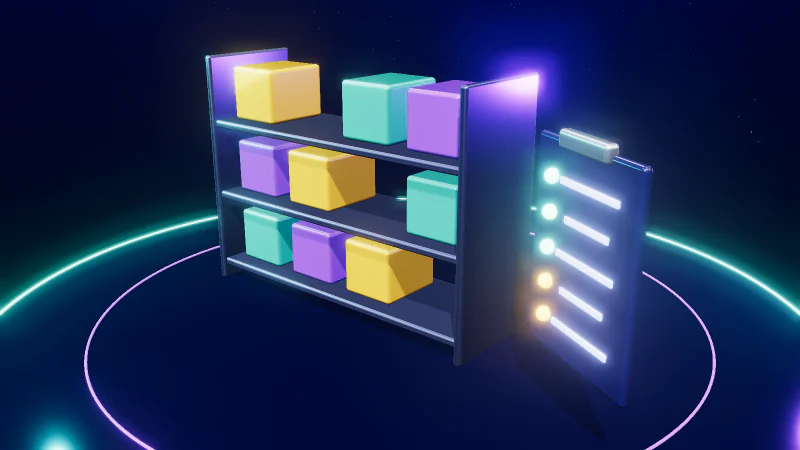 MRP planning – 3D illustration