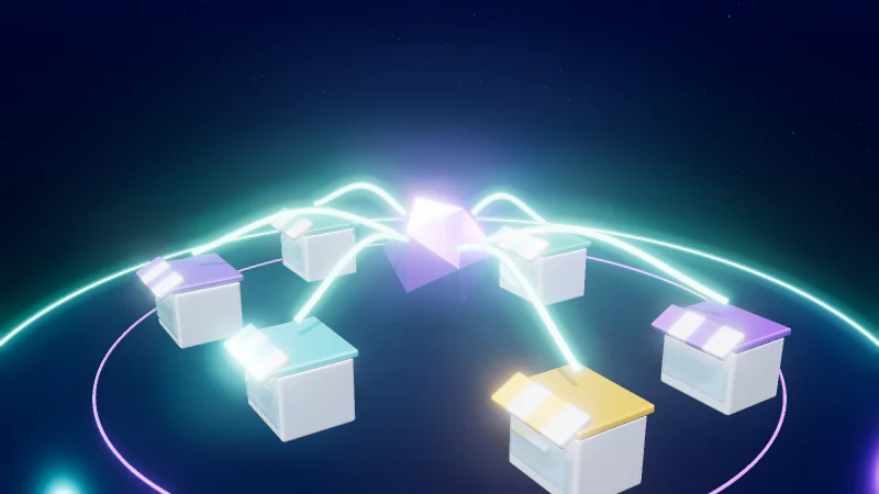 Dealer network development – 3D illustration